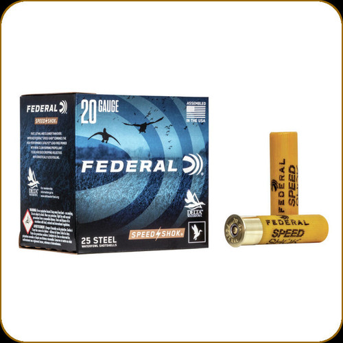 Federal SpeedShok 20 GA 3" 7/8 oz 1 shot steel