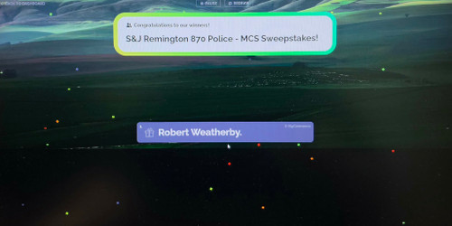 S&J Remington 870 Police - MCS Sweepstakes!