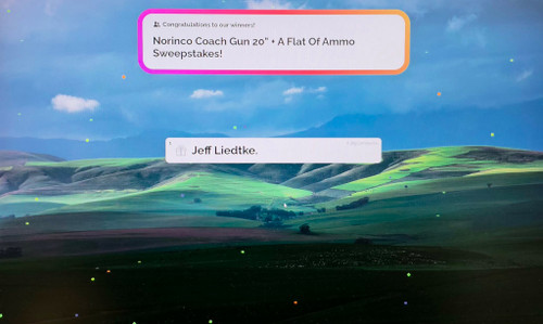 Norinco Coach Gun 20" + A Flat Of Ammo Sweepstakes!