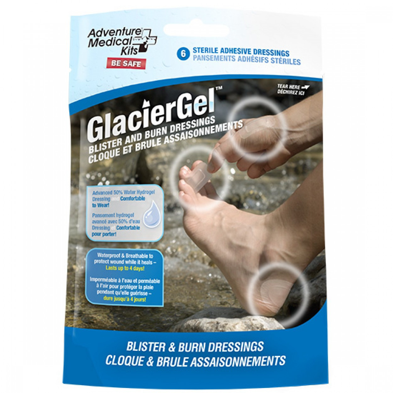 AMK Glacier Gel Blister and Burn Dressing