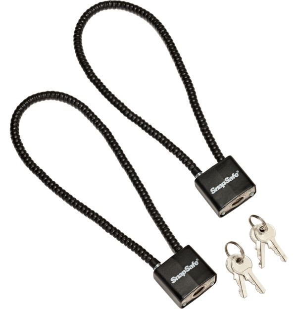 SnapSafe® Cable Padlocks (2-pack)