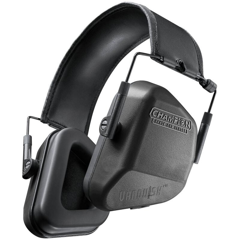 Vanquish Black Passive Ear Muffs
