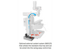 JTM-1050EVS2/230 Mill With 3-Axis Acu-Rite 303 DRO (Knee) With X, Y and Z-Axis Powerfeeds and Air Powered Draw Bar