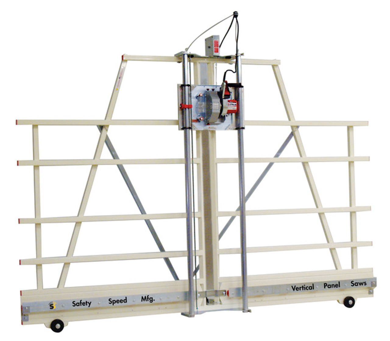 Safety Speed Mfg H6 Vertical Panel Saw: 3 1/4 Hp, 120V, 15 amps