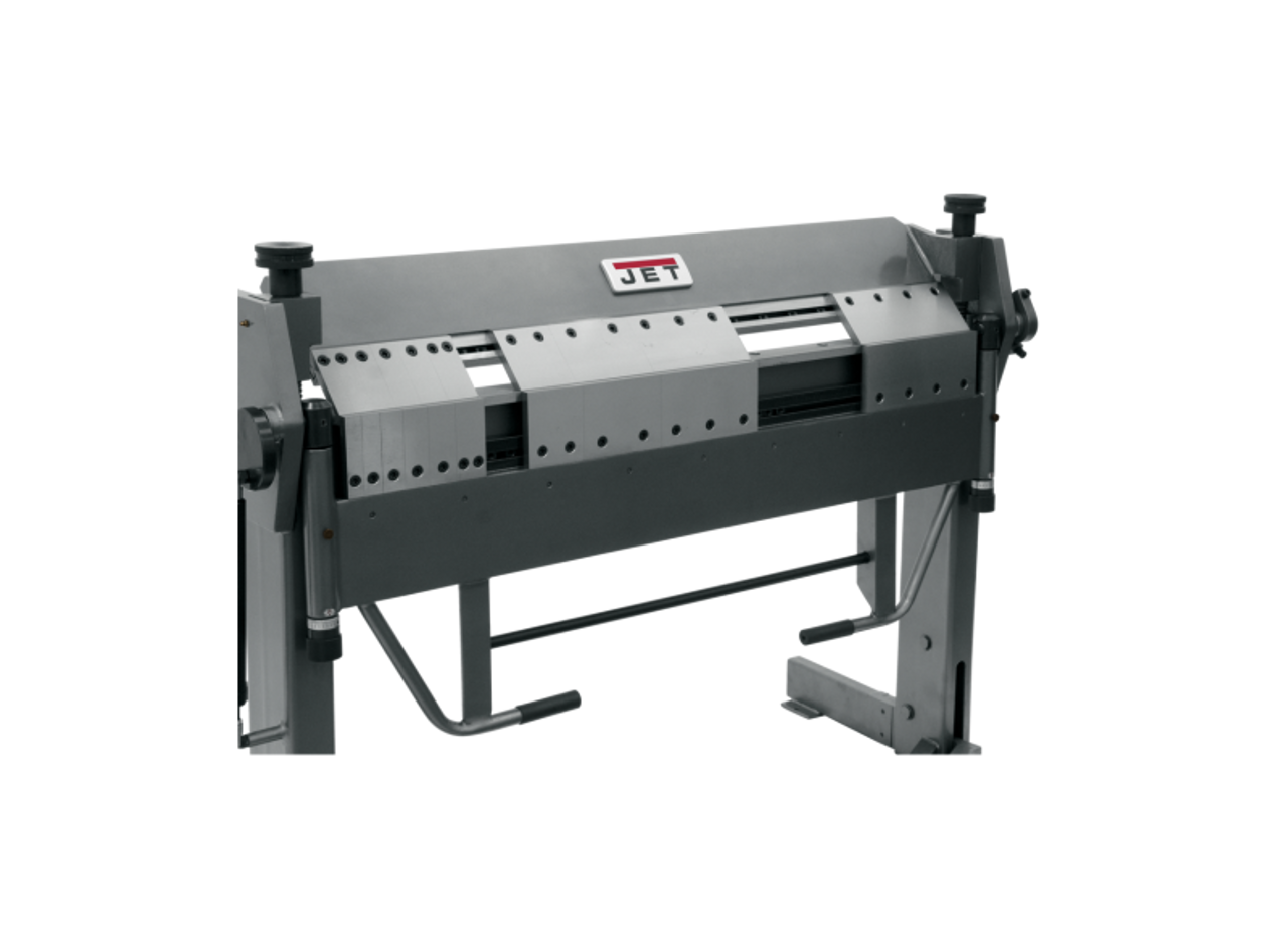 Jet PBF1650D DualSided Box & Pan Brake with Foot Clamp, 50" x 16Gauge