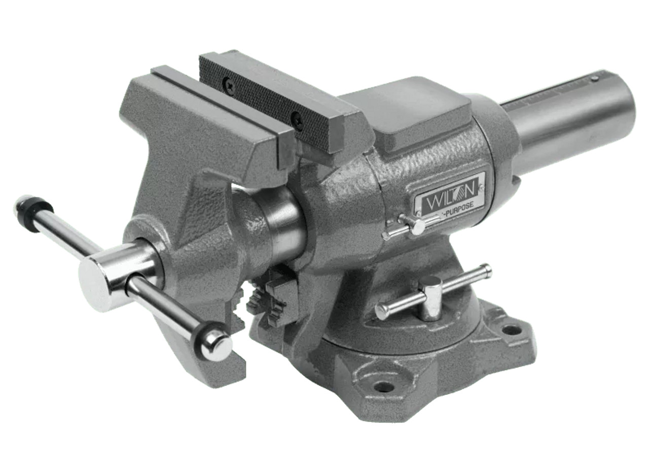 Wilton Multi-Purpose Bench Vise, 4-1/2" Jaw Width", 360° Rotating Head & Base