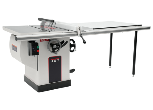 Jet Deluxe XACTA 10" Cabinet Saw, 50" Rip, Cast Iron Wings, 3 HP, 1Ph 230V Jet Deluxe XACTA 10" Cabinet Saw, 50" Rip, Cast Iron Wings, 3 HP, 1Ph 230V