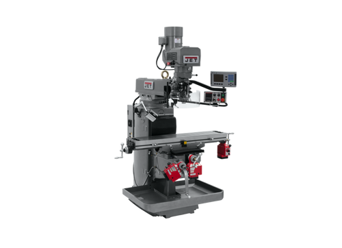 JTM-1050EVS2/230 Mill With 3-Axis Acu-Rite 203 DRO (Knee) With X, Y and Z-Axis Powerfeeds