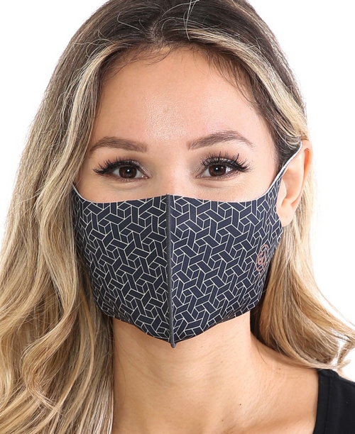 Copper Infused Black Multi Squared Face Mask - Handy Caddy ...