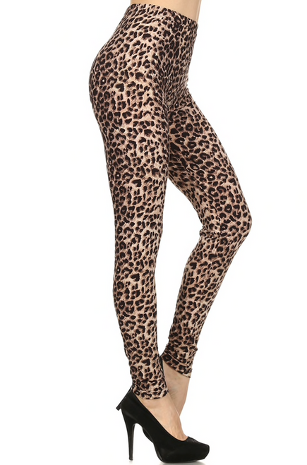  Irresistible Feral Cheetah Brown Leggings