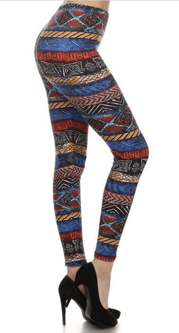 African Safari - One size fits 0 - 10 (12 depending on body type)
Ultra Soft Leggings. Softer than you can imagine and super comfortable. You'll want to live in them.