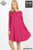 Premium Long Sleeve A-Line Round Hem Rayon Tunic with Pockets