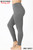 Solid High Waisted Workout Leggings with Side Pockets