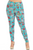 Teal Summer Sugar Skull Leggings