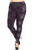Irresistible Purple Tangled Swirl Leggings
