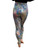 FanC - Irresistible Leggings Custom Designed Italian Marble Print  with Side Pockets  OS 