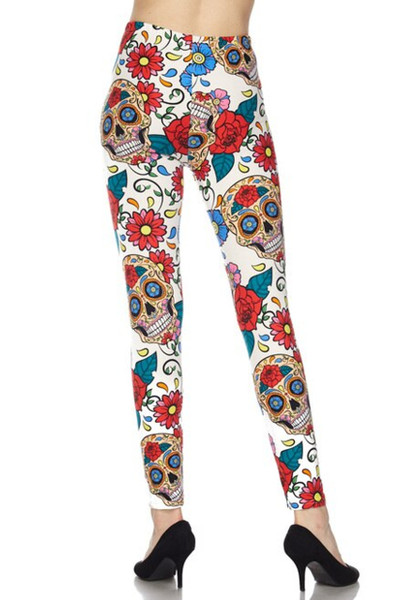 Dreamy Sugar Skull Leggings