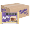Milka Alfajor Triple White Chocolate with Chocolate Mousse Wholesale Bulk Box, 55 g / 2 oz ea (36 count per box)
