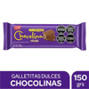 Chocolinas Traditional Chocolate Cookies, Perfect for Cakes with Dulce de Leche Chocotorta Wholesale Bulk Box, 170 g / 6.0 oz ea (40 count per box)