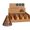 Cachafaz Dark Chocolate Cone Cookies Filled with Dulce de Leche – Box of 6 Displays (12 Conitos per Display, 72 Total)