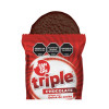 Fantoche Milk Chocolate Covered Triple Alfajor Filled with Dulce de Leche Large, 85 g / 3 oz ea (12 count per box)