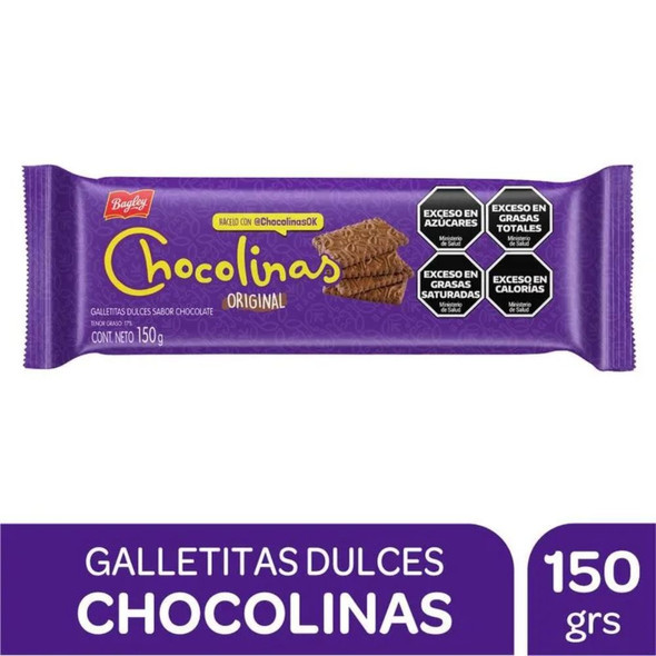 Chocolinas Traditional Chocolate Cookies, Perfect for Cakes with Dulce de Leche Chocotorta Wholesale Bulk Box, 170 g / 6.0 oz ea (40 count per box)