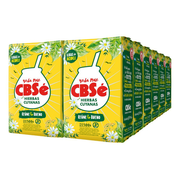 CBSé Yerba Mate Hierbas Cuyanas Cuyo Herbs Wholesale, 500 g / 1.1 lb ea (12 Count)