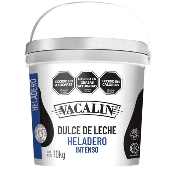 Vacalin Dulce de Leche for Ice Cream Intense Flavor, 10 kg / 22.01 lb plastic bin