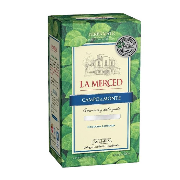 La Merced Yerba Mate Campo & Monte Classic, 500 g / 1.1 lb ea (box of 6) La Merced Yerba Mate Campo & Monte Classic, 500 g / 1.1 lb ea (box of 6)
