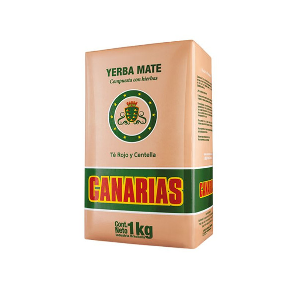 Canarias Pu'Er Tea and Centella Yerba Mate from Uruguay, 1 kg / 2.2 lb ea (20 count)
