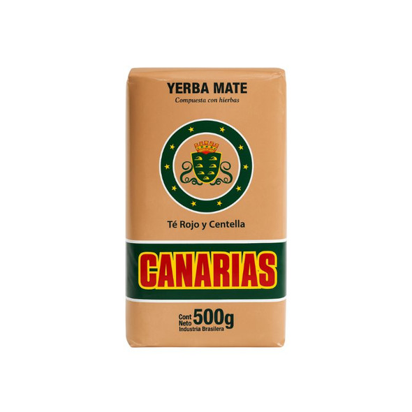 Canarias Pu'Er Tea and Centella Yerba Mate from Uruguay, 500 g / 1.1 lb ea (20 count)