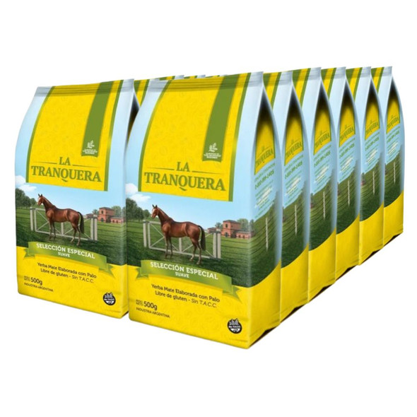 La Tranquera Yerba Mate Soft Special Selection, 500 g / 1.1 lb ea (12 count)