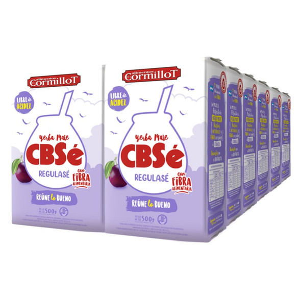 CBSé Yerba Mate Regulasé with Dietary Fiber, 500 g / 1.1 lb ea (12 count) CBSé Yerba Mate Regulasé with Dietary Fiber, 500 g / 1.1 lb ea (12 count)