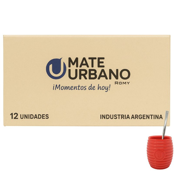 Mate Urbano Sónico Modern Style Urban Mate Gourd Urbano With Magic Straw (12 count) Mate Urbano Sónico Modern Style Urban Mate Gourd Urbano With Magic Straw (12 count)