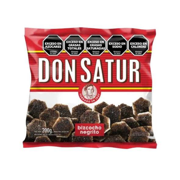 Don Satur Black Sugar Sweet Biscuits, 200 g / 7.1 oz ea (30 count)