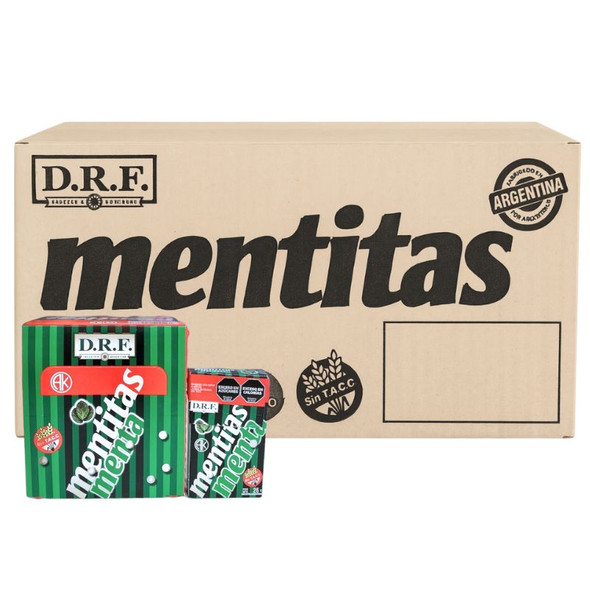 Mentitas Menta Classic Mint Hard Candies, 26 g / 0.9 oz ea (box of 12 displays x 12 units ea) Mentitas Menta Classic Mint Hard Candies, 26 g / 0.9 oz ea (box of 12 displays x 12 units ea)
