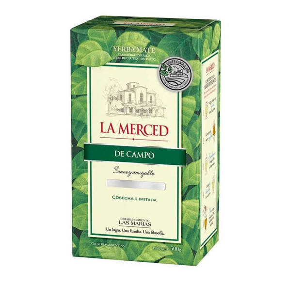 La Merced Yerba Mate Campo Soft Flavor, 500 g / 1.1 lb ea (box of 6) La Merced Yerba Mate Campo Soft Flavor, 500 g / 1.1 lb ea (box of 6)