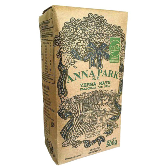 Anna Park Certified Organic Yerba Mate, 500 g / 1.1 lb ea (10 count)