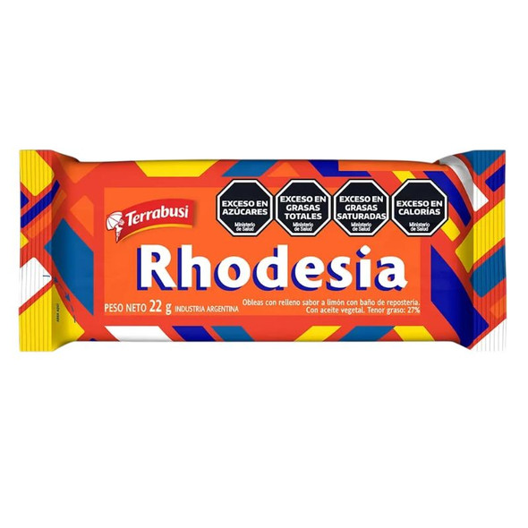 Rhodesia Chocolate Cookie with Lemon Cream Filling, 22 g / 0.78 oz ea (box of 12 displays x 36 units ea)