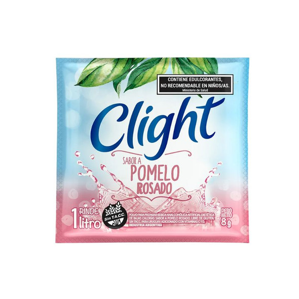 Clight Sugar Free Pink Grapefruit Flavor Juice Powder, 8 g / 0.3 oz ea (box of 16 displays x 20 units ea)