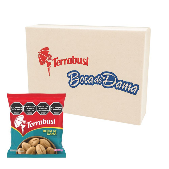 Boca de Dama Cookies Vanilla Flavor, 170 g / 5.99 oz ea (box of 20)