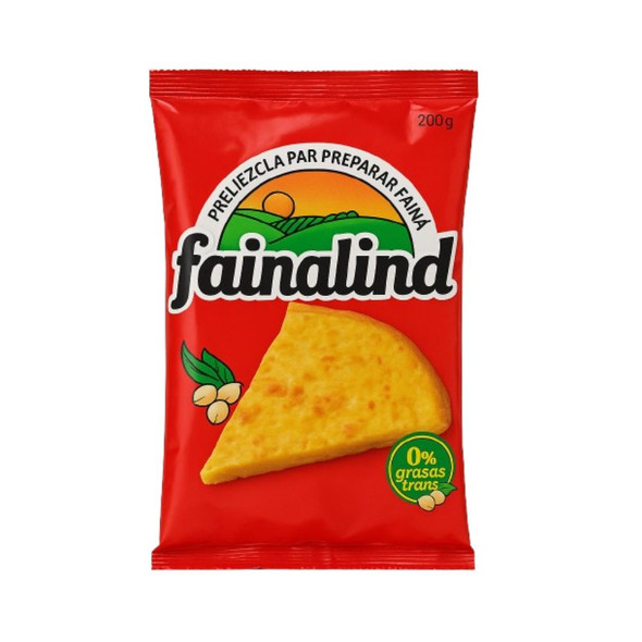 Fainalind Chickpea Flour Mix for Fainá, 200 g / 7 oz (box of 8)