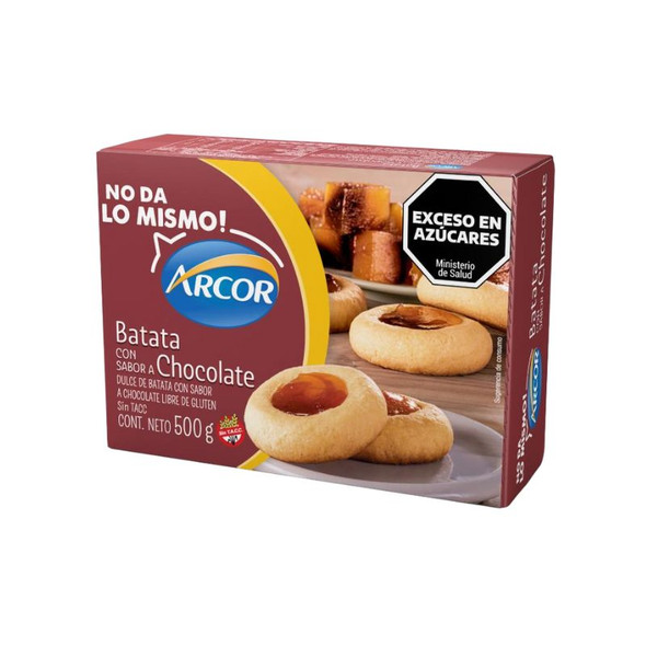 Arcor Sweet Potato Jelly Bar with Chocolate, 500 g / 17.6 oz ea (12 count)