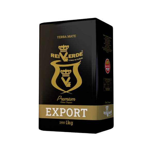 Rei Verde Yerba Mate Export Premium 100% Natural No Preservatives Or Additives, 1 kg / 35.27 oz ea (20 count)