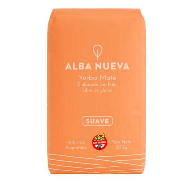 Alba Nueva Smooth Yerba Mate Made with Stem, 500 g / 17.64 oz ea (10 count)