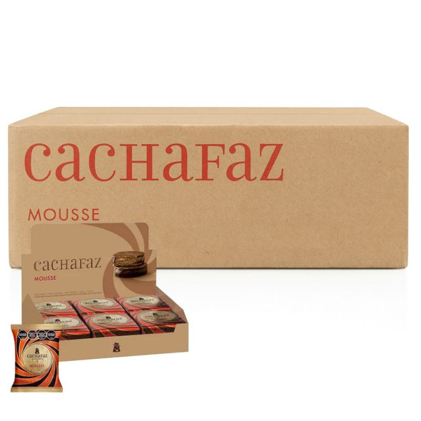 Cachafaz Alfajor Milk Chocolate with Chocolate Mousse Filling, 50 g / 10.5 oz ea (box of 6 displays x 12 units ea) Cachafaz Alfajor Milk Chocolate with Chocolate Mousse Filling, 50 g / 10.5 oz ea (box of 6 displays x 12 units ea)