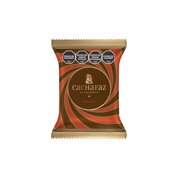 Cachafaz Alfajor Milk Chocolate with Chocolate Mousse Filling, 50 g / 10.5 oz ea (box of 12 displays x 6 units ea) Cachafaz Alfajor Milk Chocolate with Chocolate Mousse Filling, 50 g / 10.5 oz ea (box of 12 displays x 6 units ea)
