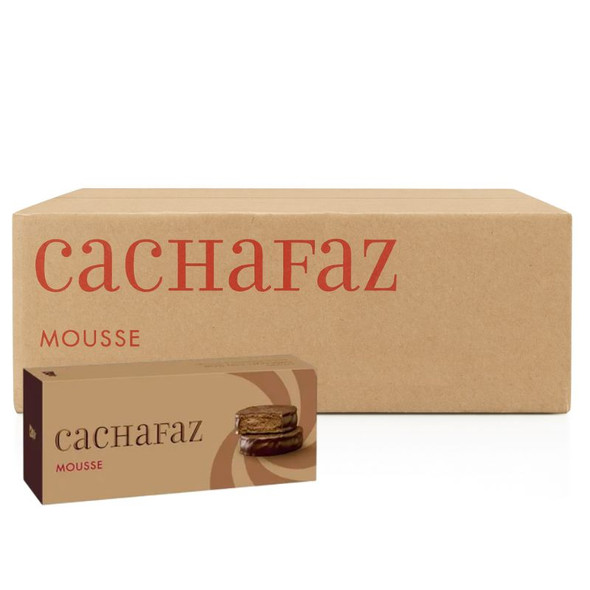 Cachafaz Alfajor Milk Chocolate with Chocolate Mousse Filling, 50 g / 10.5 oz ea (box of 12 displays x 6 units ea) Cachafaz Alfajor Milk Chocolate with Chocolate Mousse Filling, 50 g / 10.5 oz ea (box of 12 displays x 6 units ea)