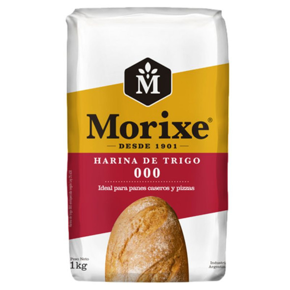 Morixe 000 Cooking and Bakery Natural Flour, 1 kg / 2.2 lb ea (10 count) Morixe 000 Cooking and Bakery Natural Flour, 1 kg / 2.2 lb ea (10 count)