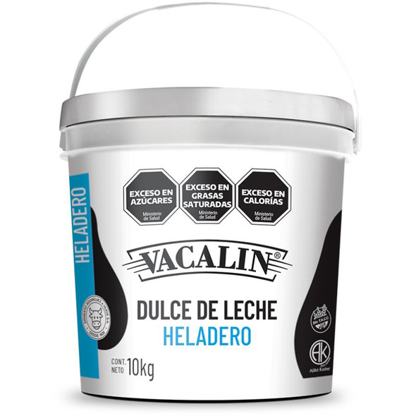 Vacalin Dulce de Leche for Ice Cream, 10 kg / 22.01 lb plastic bin